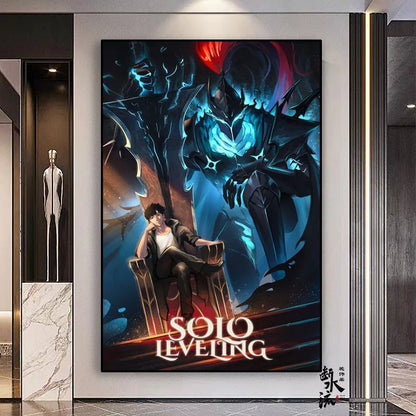 Solo Leveling Frameless Canvas Painting