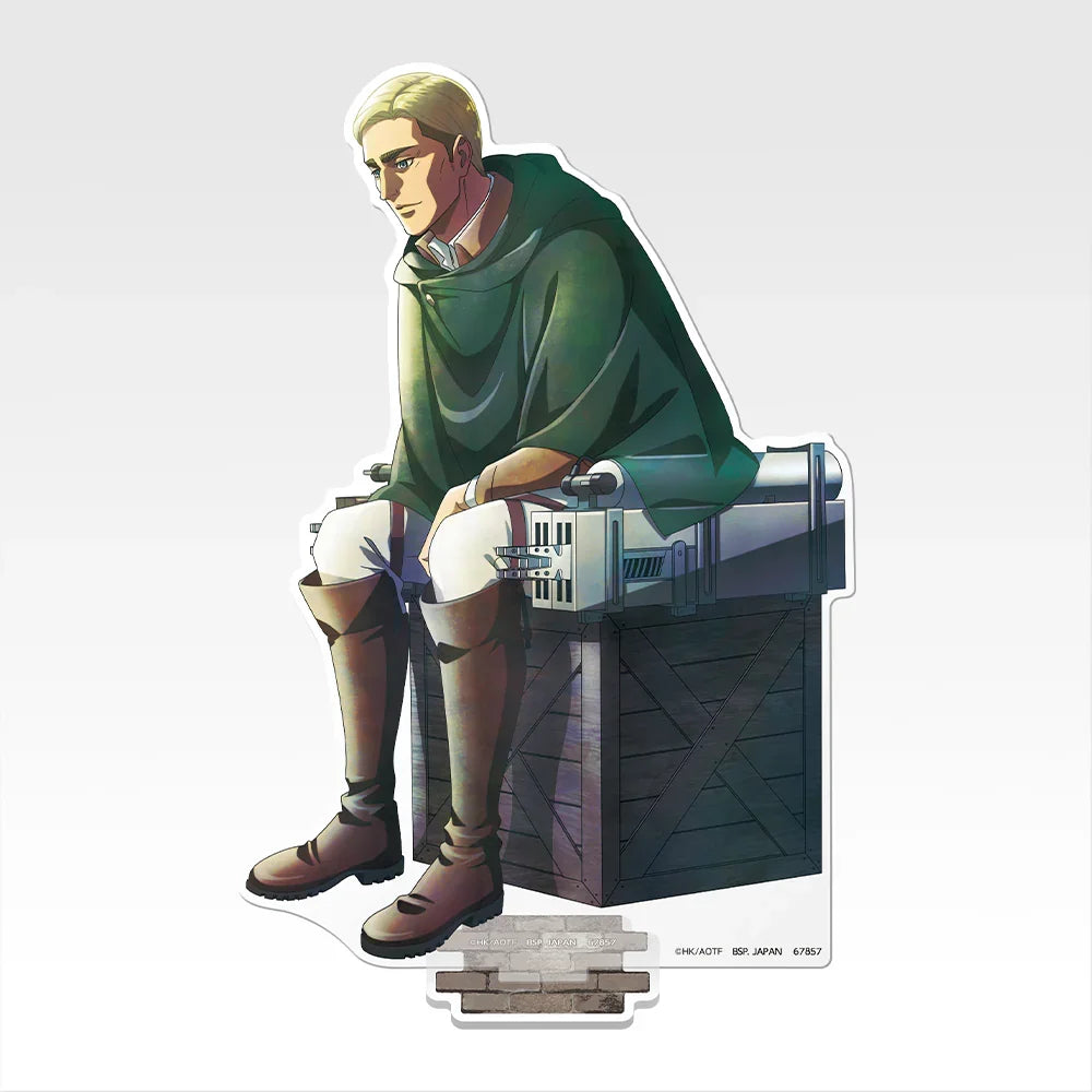 15Cm Acrylic Standee for Attack on Titan Levi Ackerman Erwin Smith Cartoons Standee Deskto Decoration Exquisite Gift Ornament