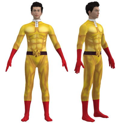 One Punch Man Saitama Bodysuit