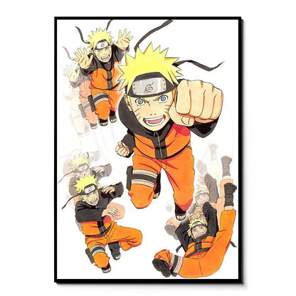 Naruto Uzumaki Frameless Canvas