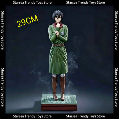 Attack On Titan Hate You Ver. Mikasa Ackerman Articulated PVC Anime Figure Statue 29CM / 11.42Inch Collectible Model Toy Gift