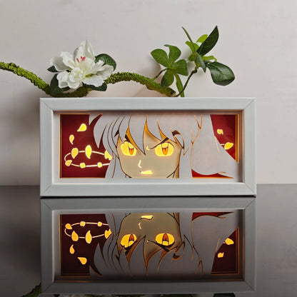 Anime Paper Carved LED Lamp