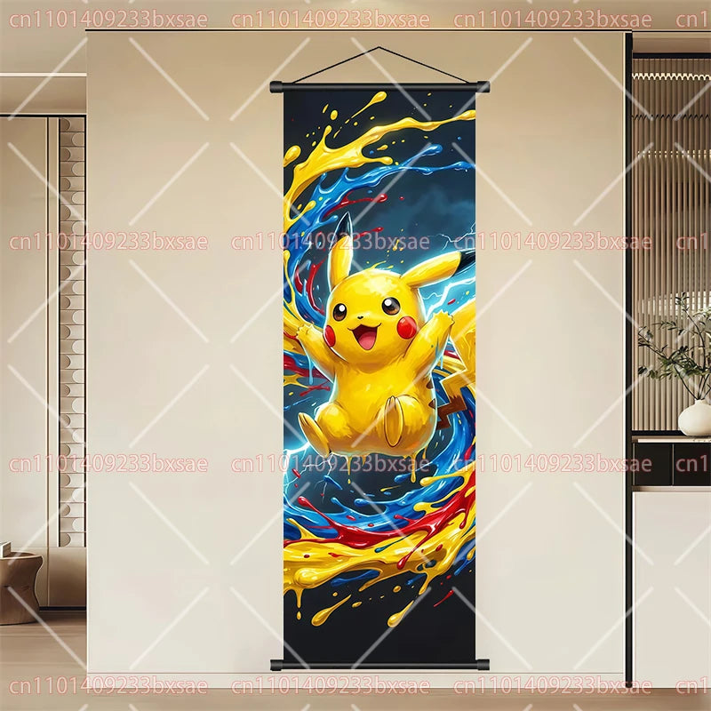 Pokémon Eevee Scroll Painting