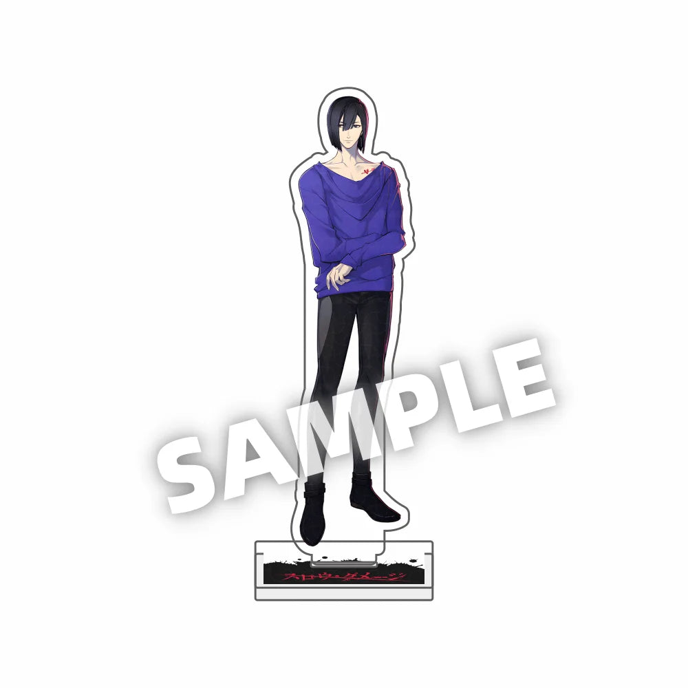 Anime Slow Damage cute 15CM acrylic keychains Model Figure figurine