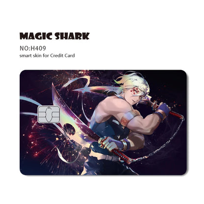 Demon Slayer Shark Holographic Card Skin