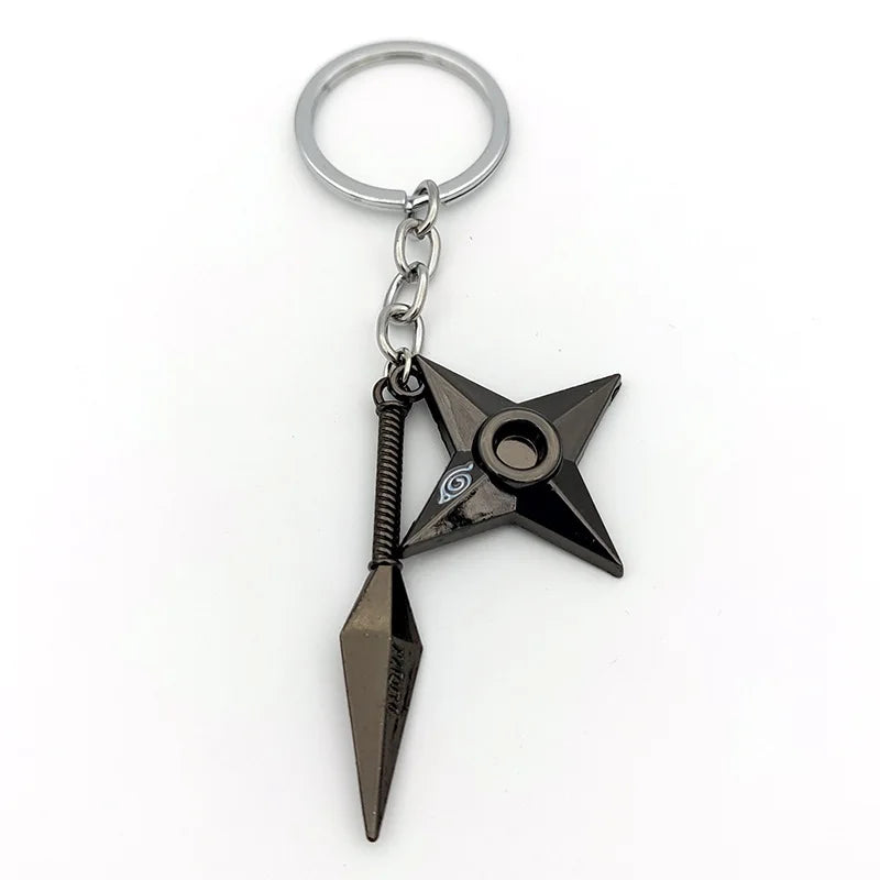 New Pendant Keychains Uzumaki Naruto Anime Figures Accessories Akatsuki Itachi Manga Men Key Chain Fans Gift Kids Toys Keyrings