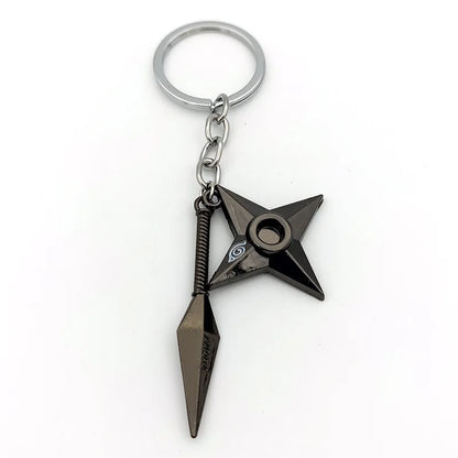 New Pendant Keychains Uzumaki Naruto Anime Figures Accessories Akatsuki Itachi Manga Men Key Chain Fans Gift Kids Toys Keyrings