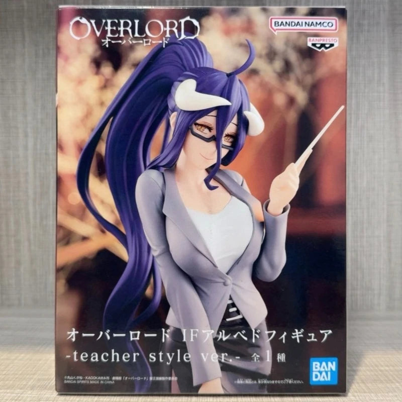 Original BANPRESTO OVERLORD IF Albedo Teacher Style Ver Anime Figure