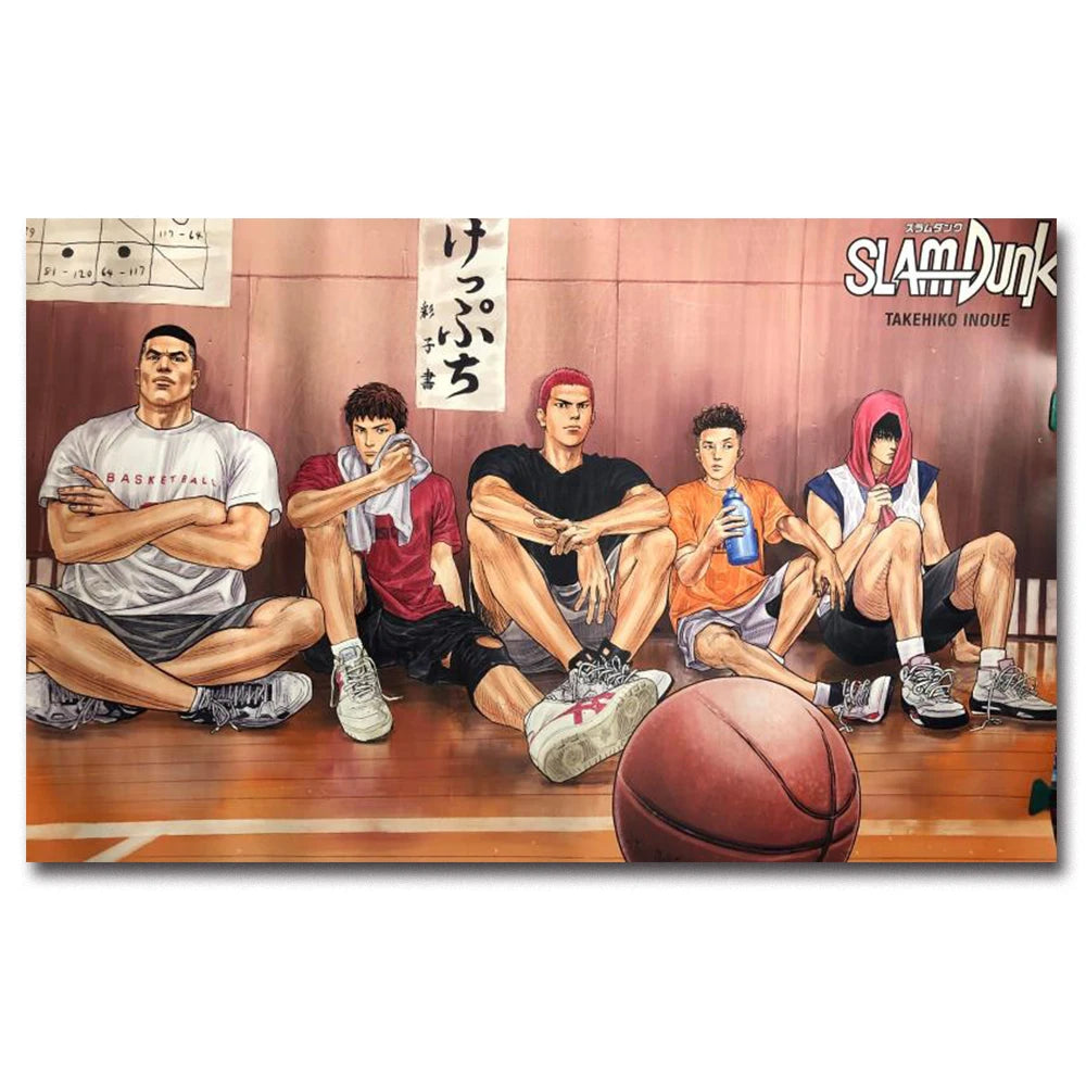 Slam Dunk Sakuragi Canvas Poster