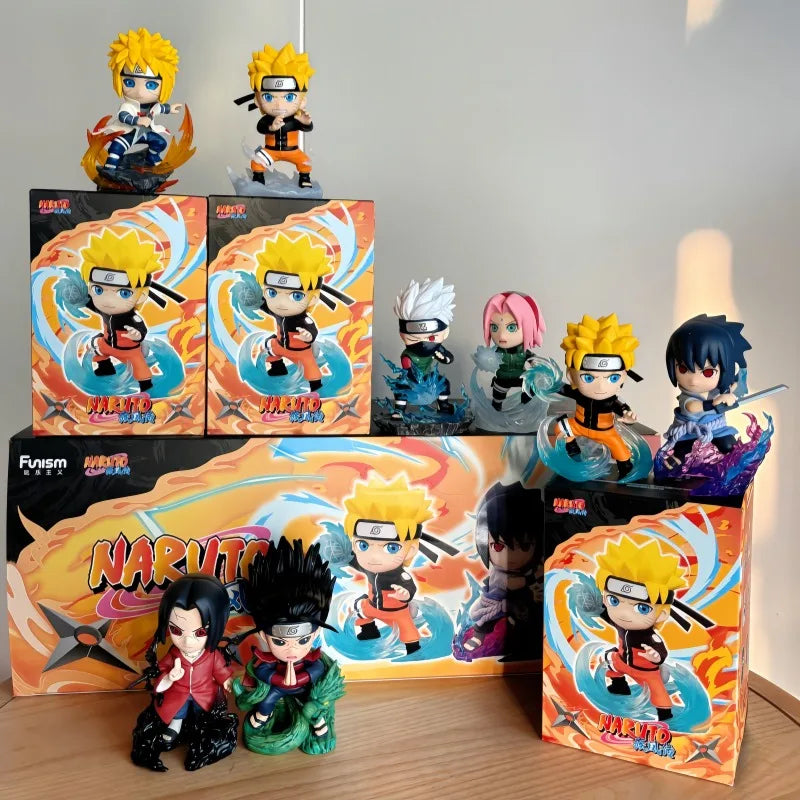 In Stock Genuine FUNISM Naruto Shippuden The Ultimate Battle Series Blind Box Naruto Sasuke Trendy Toy Figurine Gift