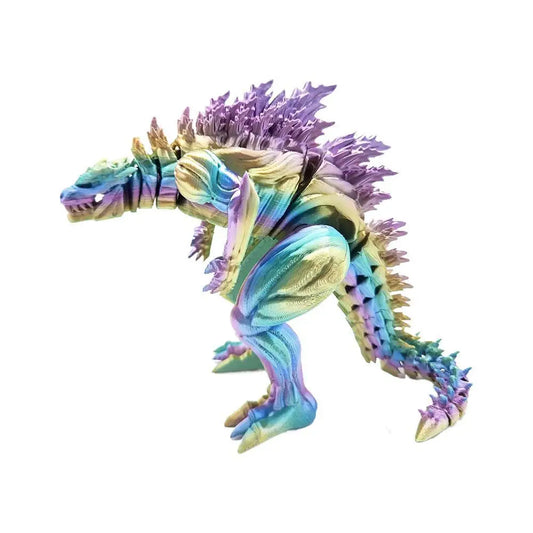 3D Printed Dragon Ornament Desktop Ornament 3D Big Mouth Dinosaur Animals Home Office Craft Printed Figures Christmas Gifts
