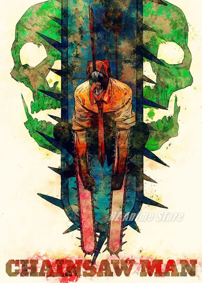 Chainsaw Man Denji Canvas Print