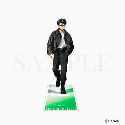 Attack On Titan Eren Mikasa Levi Acrylic Figure Display Cartoon Stand Model Plate Anime Desk Ornament Keychain Accessories