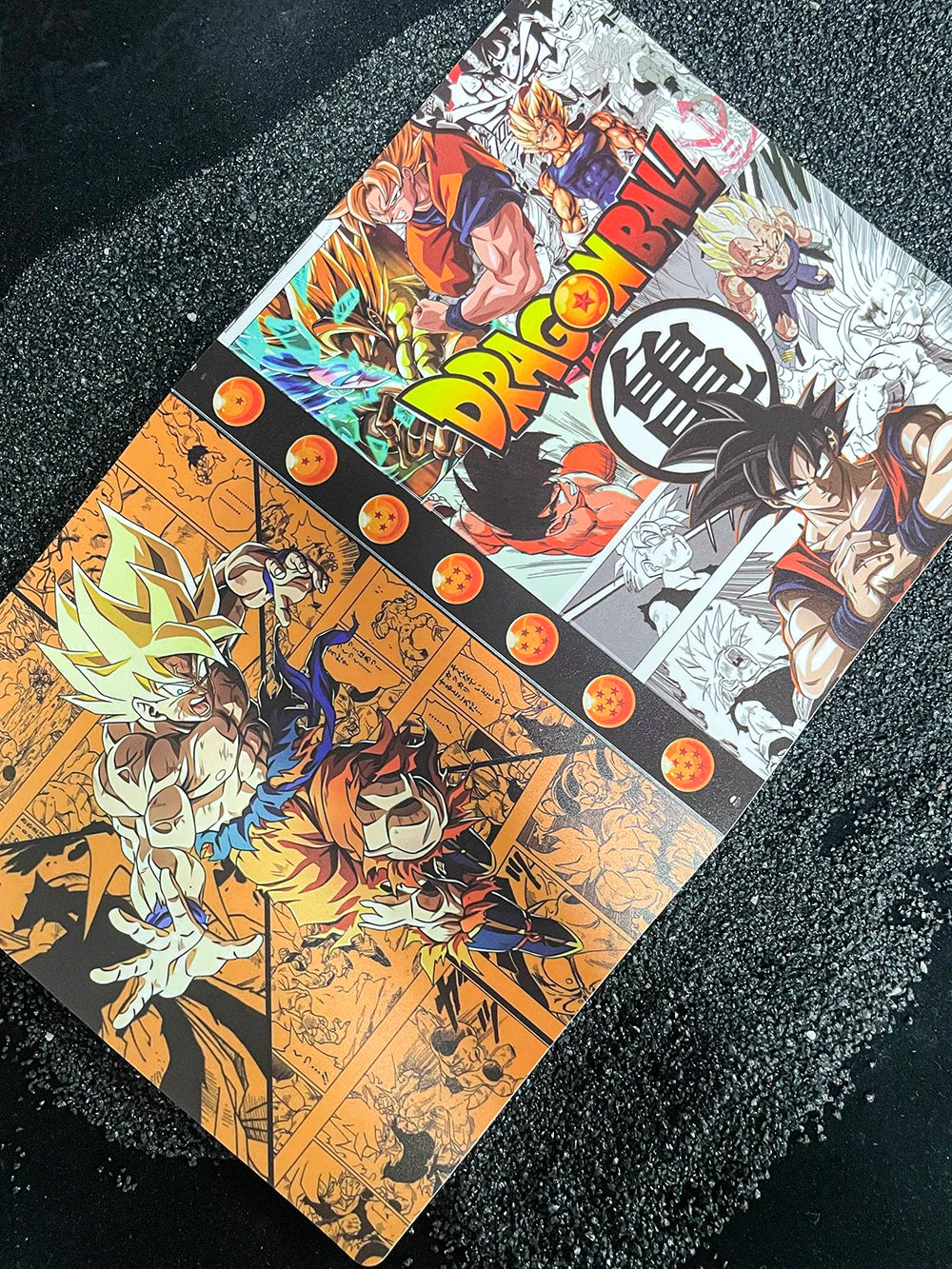 Goku Dragon Ball Collectible Card Album 4 Compartments Can Hold 240 Pcs Card Matte Touch Shell Card Album Gift