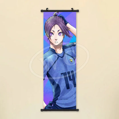 Blue Lock Reo Mikage Canvas Scroll
