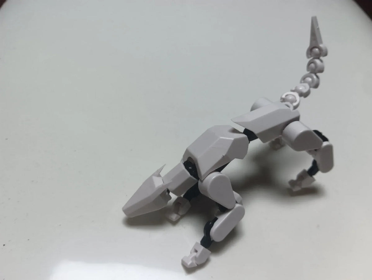 3D Printed Multi-Jointed Movable Shapeshift Robot Action Figure with Full Articulation for Stop Motion Animation 5 Action Figure