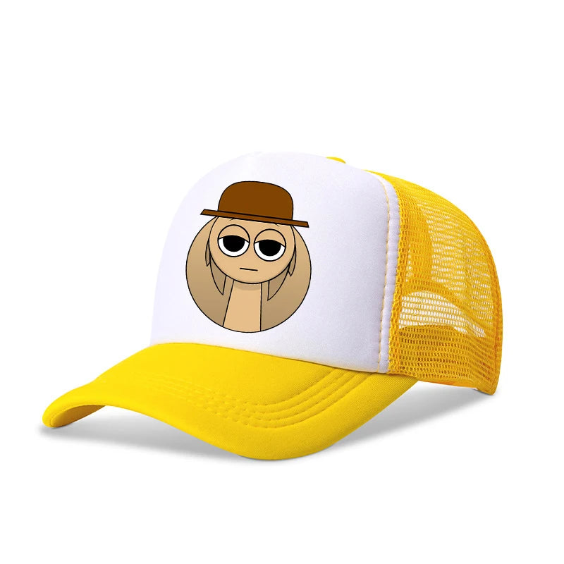 Sprunkis Cartoon Mesh Cap