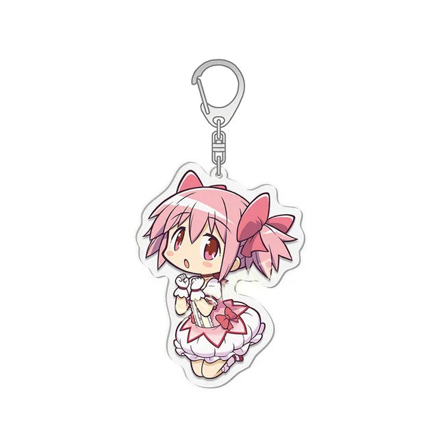 Puella Magi Madoka Magica Character Keychain