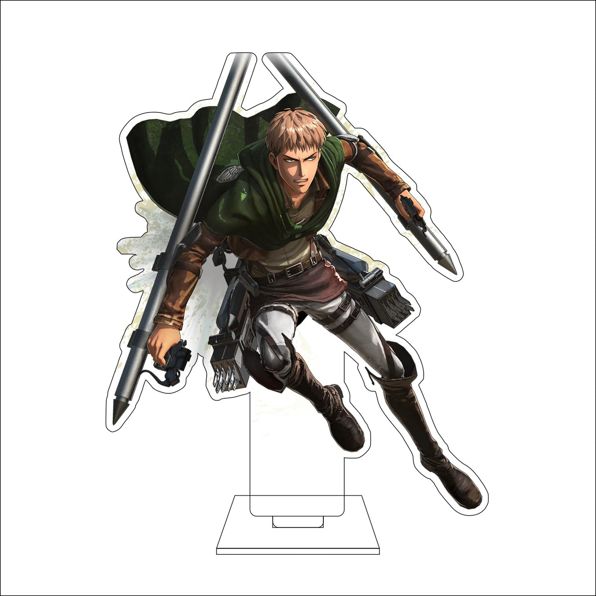 16CM Anime Attack on Titan Cosplay Acrylic Figure Stand Plate Eldo Gin Floch Forster Ornaments Gifts