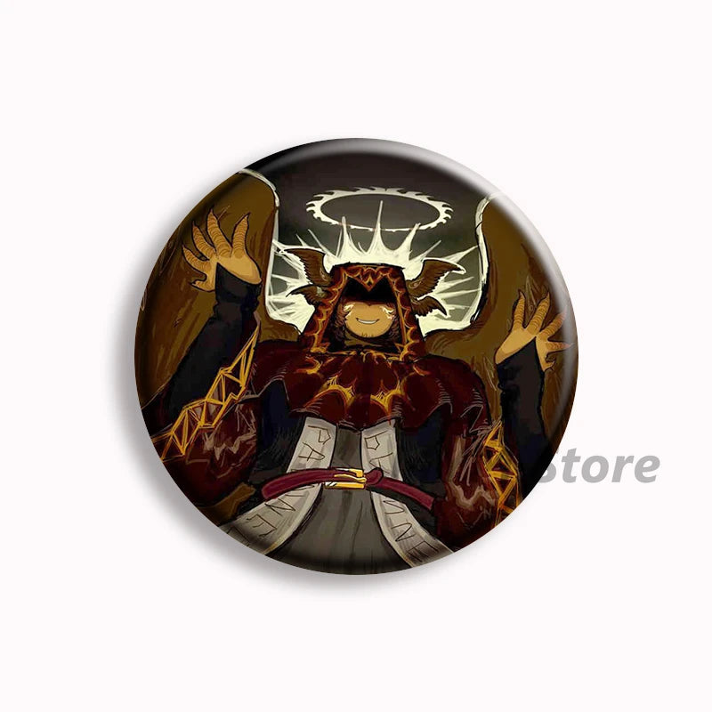 Forsaken Telamon Button Pin