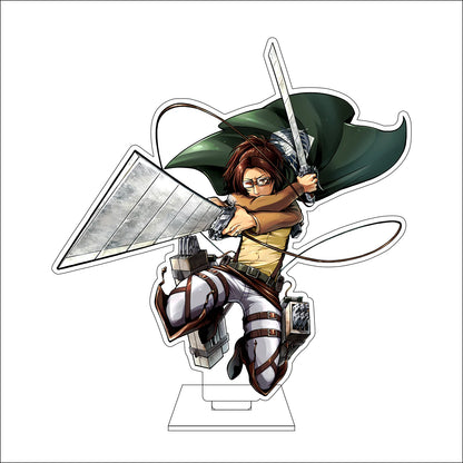 16CM Anime Attack on Titan Cosplay Acrylic Figure Stand Plate Ymir Sasha Braus Conny Springe Ornaments Gifts