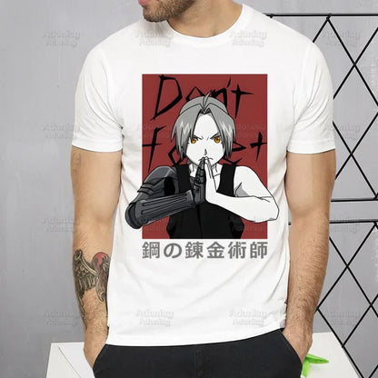 Fullmetal Alchemist Alphonse Elric T-Shirt – Harajuku Short Sleeve