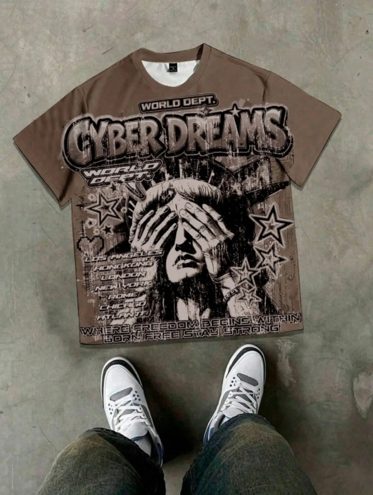 Statue Of Liberty Graphic Tshirt