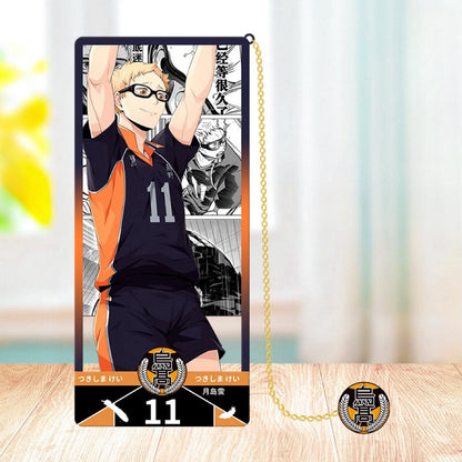 Haikyu!! Volleyball Metal Bookmark