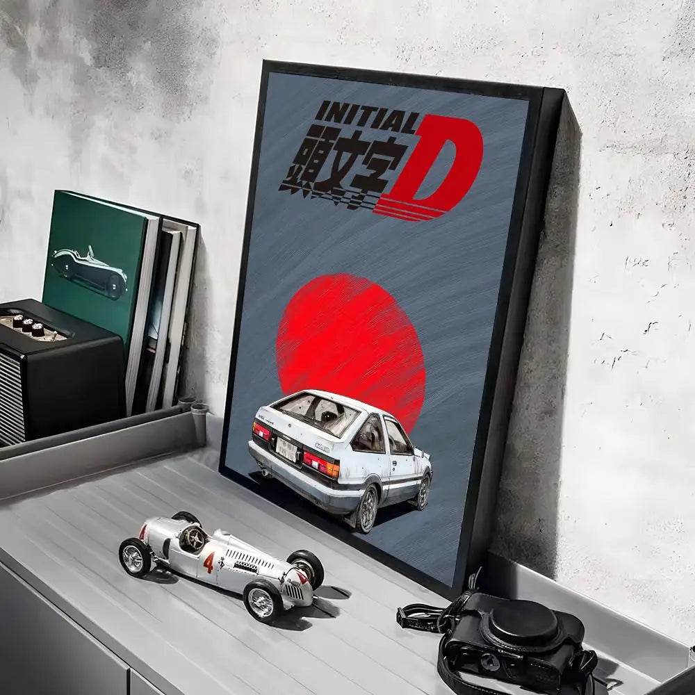Initial D Car Wall Art