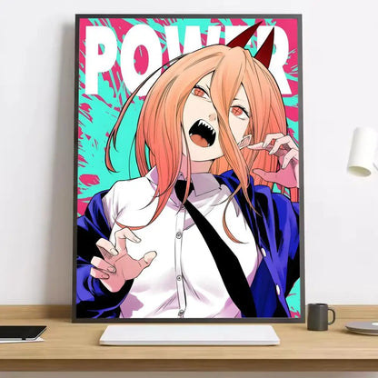Chainsaw Man Makima Canvas Poster