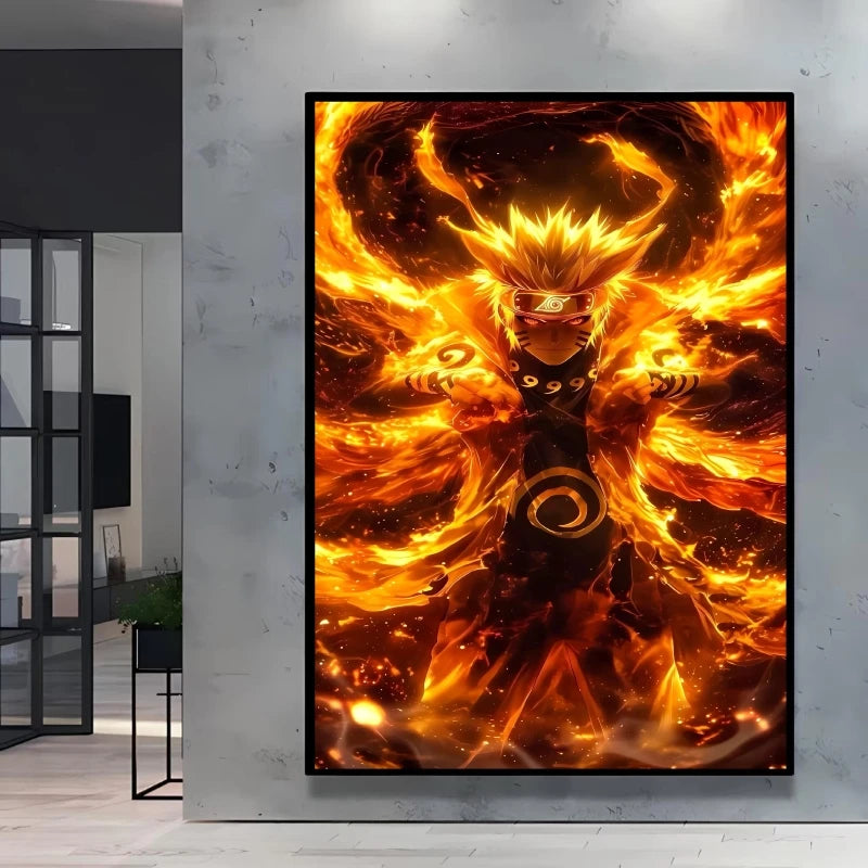 Print on Canvas Wall Art Naruto Uchiha Itachi Poster HD Cartoon Pictures Home Living Room Decoration Paintings Holiday Gifts