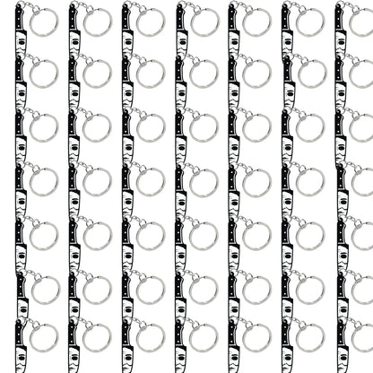 50PCS Keychains Terror Movie Character Keyring