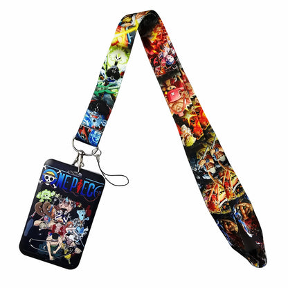 Anime Cartoon Credential Holder Lanyard