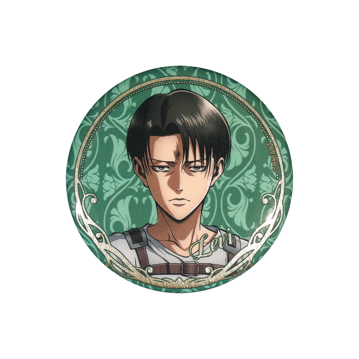 58mm Anime Attack on Titan Eren Jaeger Mikasa·Ackerman Sasha Braus Cosplay COSTUME Badge Pin SPTE Tinplate Brooch﻿ Prop Gilf
