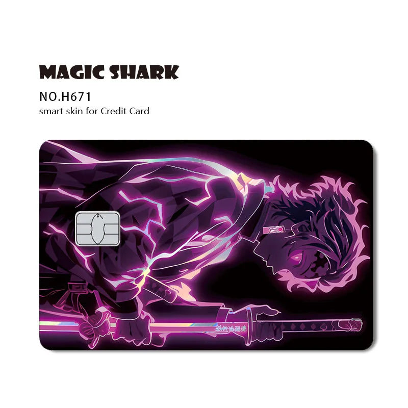 Demon Slayer Shinny Holographic Card Skin