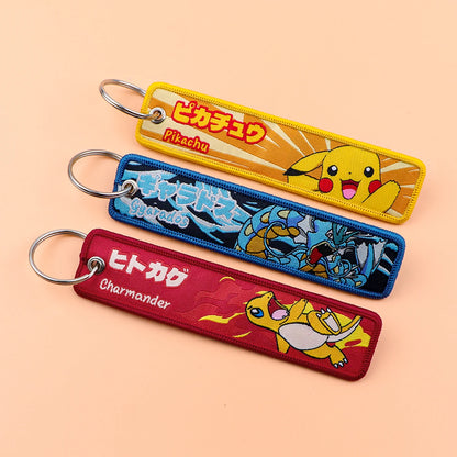 Anime Cute Animals Keyring