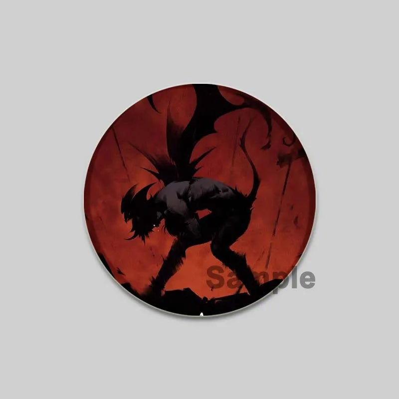 Devilman Crybaby Amon Brooch Pins