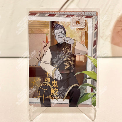 Kayou Original Naruto Card W6T4 W7T4 W8T4 PU Full Series Single Card No.01-08 Rare Itachi Uchiha Anime Collection Card Toy Gift