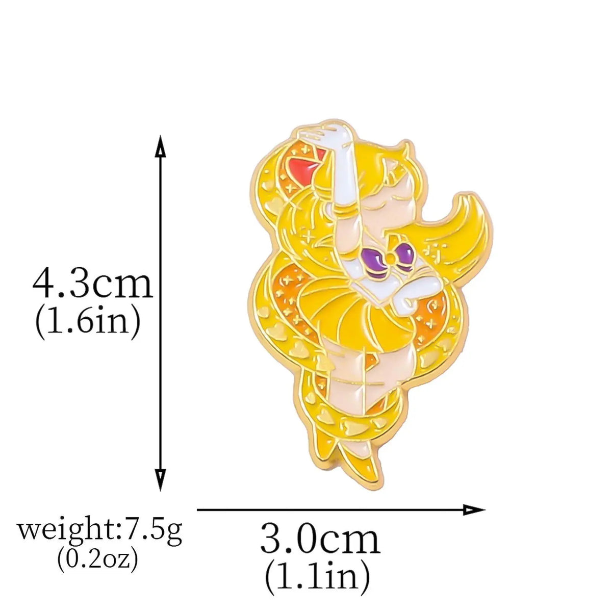 Sailor Moon Tsukino Usagi Enamel Keychain