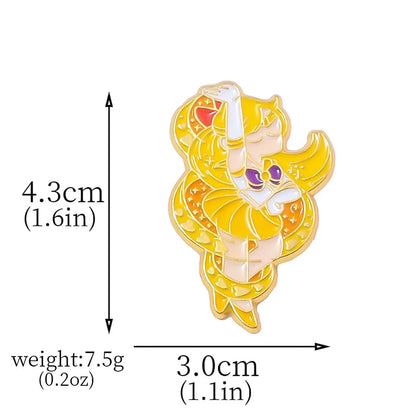 Sailor Moon Tsukino Usagi Enamel Keychain