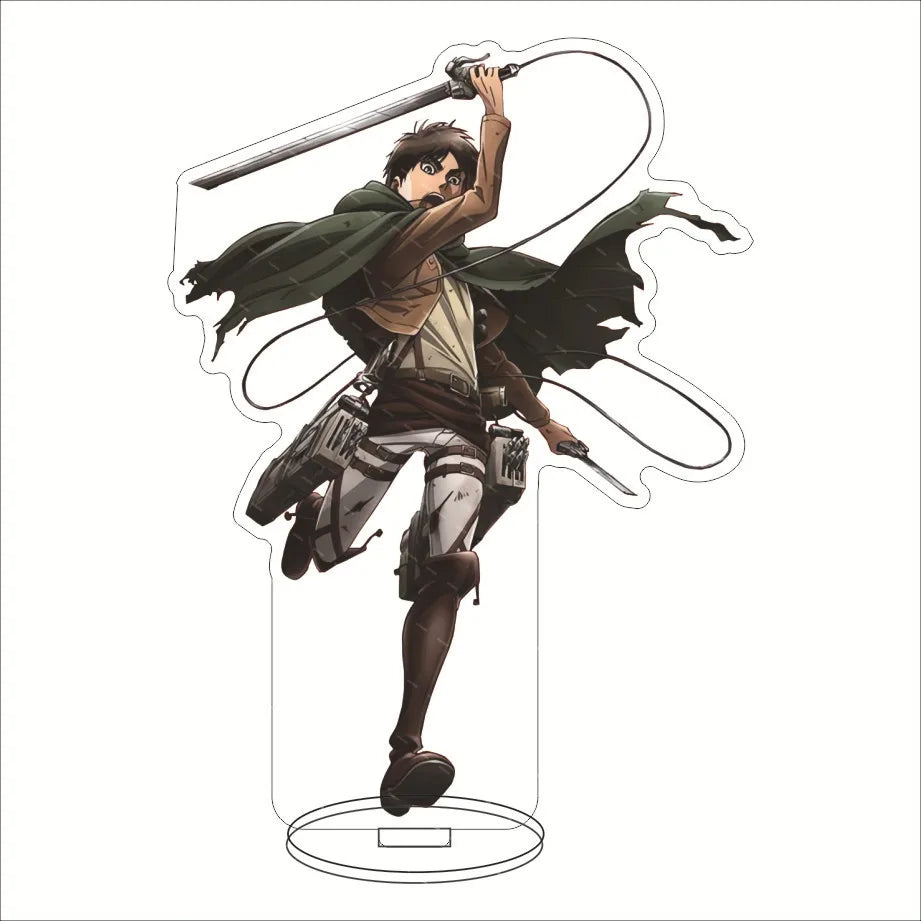 16CM Anime Acrylic Stand‌ Attack on Titan Connie Springer Mikasa Ackerman Eren Jaeger Armin Arlert Cos Figure Ornaments Gifts