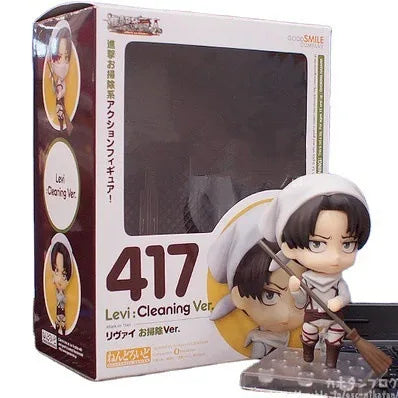 Anime Attack On Titan 1123# Hange Zoe 2000# Eren Jaeger Mikasa Ackerman Action Figures Cartoon Model Movable Doll Ornament Gift