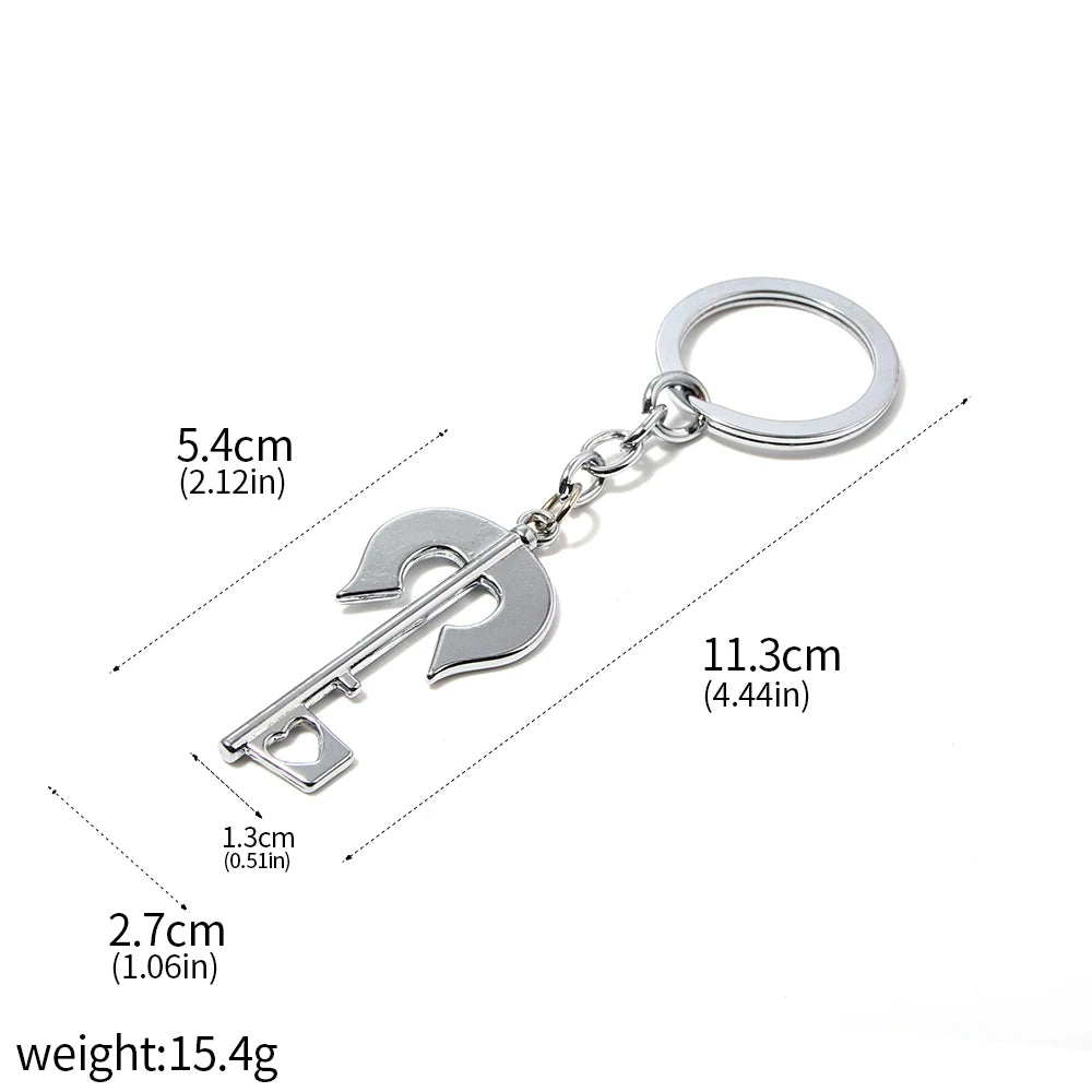 Anime Nisekoi Cosplay Keychain Kirisaki Chitoge Ichijyo Raku Necklace