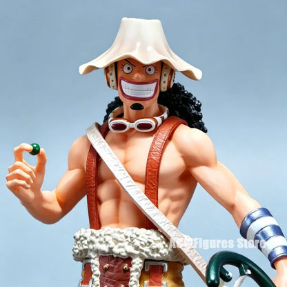 25cm/9.84in Anime One Piece Figure Usopp Action Figures Pvc Statue Desktop Ornamen Collection Model Toys Gifts