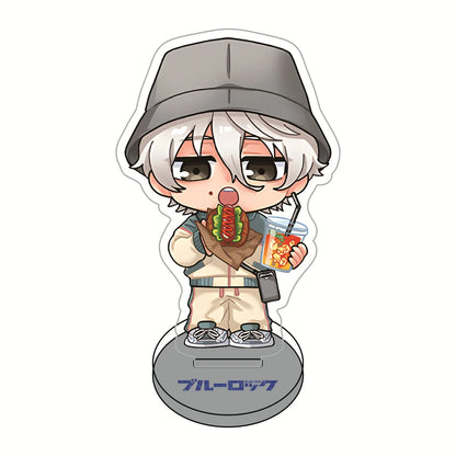 Blue Lock Casual Snack Version 10cm Acrylic Stand Figures Keychain