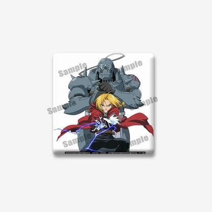 Fullmetal Alchemist Edward Elric Square Pin – Cartoon Enamel