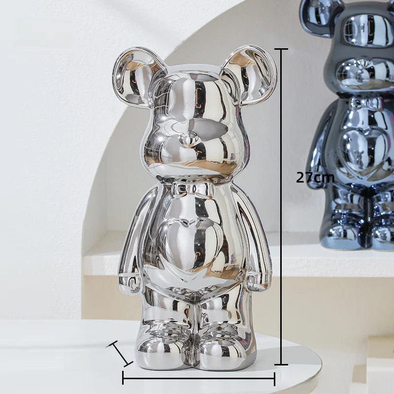 Bearbrick Teddy Bear Ceramic Statue