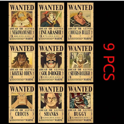 One Piece Luffy Wanted Poster