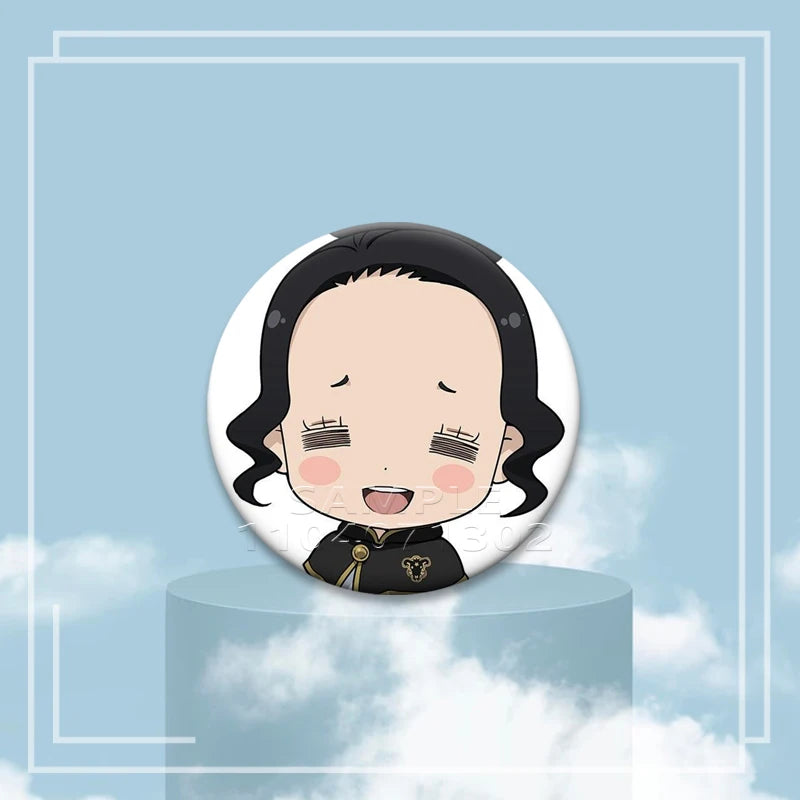 Black Clover Characters Pin