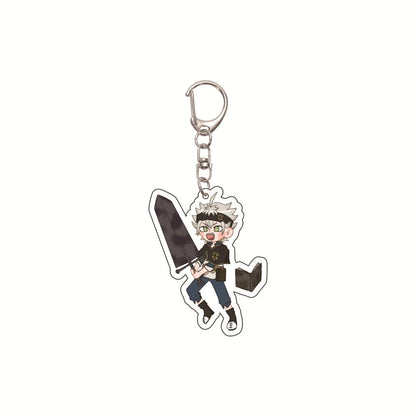 Black Clover Asta Acrylic Keychain